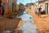 Bidonville ou favela dans un quartier pauvre de la capitale. Photographie prise en mars 2008