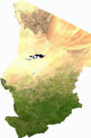 Image satellite du Tchad