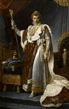 Portrait de Napolon en costume de sacre.