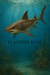 Draw a Cladoselache in action in its natural habitat, including its scientific name.