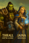 Thrall et Jaina, époque de Burning Croisade, 1025x1536, noms et titres en français