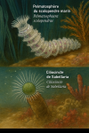 Illustration of Pelmatosphaera scolopendrae (Pelmatosphère du scolopendre marin) and Ciliocincta sabellariae (Ciliocincte de Sabellaria) in action in their natural marine habitat. The image should depict both species interacting with their environment, with their French and scientific names labeled. Format: 1025x1536.