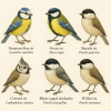 Dessine moi 6 Sittoids (oiseaux) d