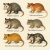 dessine moi 6 Didelphimorphes (mammifres) d