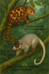 Dessine un Spilocuscus maculatus (Couscous tacheté) et un Spilocuscus kraemeri (Couscous de l’île de l’Amirauté) en action dans leur milieu naturel, avec leurs noms français et scientifiques visibles. Format 1025x1536.