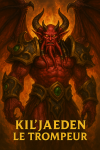 Draw Kil'jaeden in 1025x1536 resolution with his name and title in French during the Burning Crusade era