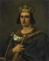 Portrait de Louis IX par Auguste de Creuse, 1837.