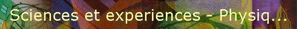 Sciences et experiences - Physiq...